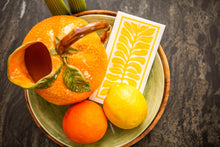 Load image into Gallery viewer, Tavola Slim Napkins - Leaf Mustard