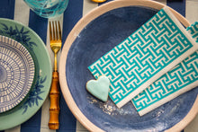 Load image into Gallery viewer, Tavola Slim Napkins - Greek Turquoise