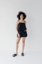 Load image into Gallery viewer, Janni & George Black Linen Shorts