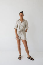 Load image into Gallery viewer, Janni & George New Playsuit with Tie  - Stone