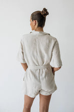 Load image into Gallery viewer, Janni & George New Playsuit with Tie  - Stone