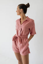 Load image into Gallery viewer, Janni &amp; George New Playsuit with Tie - Guava
