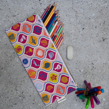 Load image into Gallery viewer, A Love Supreme Extra Length Pencil Case - Africa Untamed Soft Sand