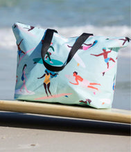 Load image into Gallery viewer, A Love Supreme Insulated Beach Bag - Surfs Up Mint