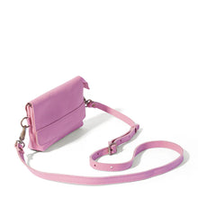 Load image into Gallery viewer, Alfi Micro Pebble Leather Crossbody Bag - Sunset Pink