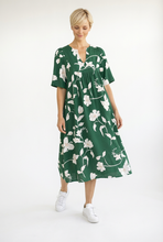 Load image into Gallery viewer, Jo Champ Yoke Dress - Green