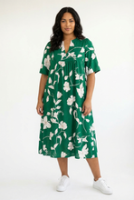 Load image into Gallery viewer, Jo Champ Yoke Dress - Green