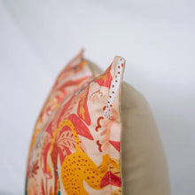 Load image into Gallery viewer, Mooch Lush Jungle Cushion Cover 60x60cm - Peach