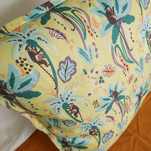 Load image into Gallery viewer, Mooch Forest Monkey Cushion Cover 60x60cm  - Lime