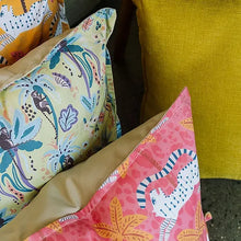Load image into Gallery viewer, Mooch Forest Monkey Cushion Cover 60x60cm  - Lime