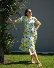 Load image into Gallery viewer, Jo Champ Flared Shirt Dress - Purple