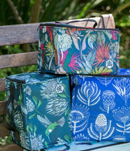 Load image into Gallery viewer, A Love Supreme Small Cooler Bag - Floral Kingdom White on Blue