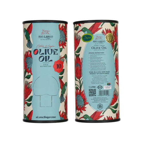 A Love Supreme 1L Olive Oil - Protea Red on White