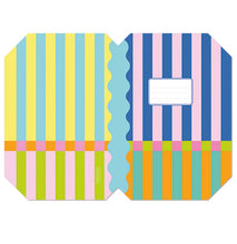 Load image into Gallery viewer, Macaroon A4 Book Covers Set of 4 - Sorbet Stripe