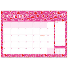 Load image into Gallery viewer, Macaroon A3 Desk Calendar - Lumo Leopard