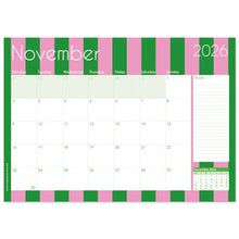 Load image into Gallery viewer, Macaroon A3 Desk Calendar - Circus Stripe