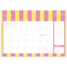 Load image into Gallery viewer, Macaroon A3 Desk Calendar - Sorbet Stripe