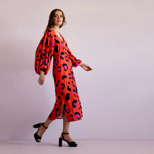 Load image into Gallery viewer, Good Melody Dress - Orange Leo