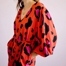 Load image into Gallery viewer, Good Melody Dress - Orange Leo
