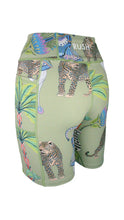 Load image into Gallery viewer, Rush High Waist Shorts - Lunch with Leopards Sage