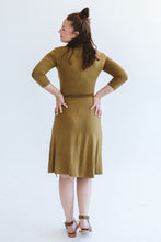 Load image into Gallery viewer, Trinity Betty Wrap Dress - Ochre