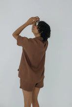 Load image into Gallery viewer, Janni & George S/S Linen Shirt - Mocha