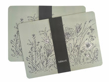 Load image into Gallery viewer, Tableart Placemats Rectangle 4 pack -Graphic Fynbos  Light Green