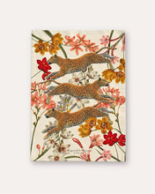 Load image into Gallery viewer, Hayward & Haines Cotton Tea Towels - Leaping Leopards Cream