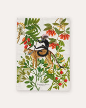 Load image into Gallery viewer, Hayward & Haines Cotton Tea Towel - Cheetah Chariot White