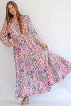 Load image into Gallery viewer, Coco & Salt Southern Belle Dress - Paisley Pink