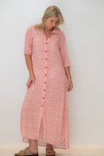 Load image into Gallery viewer, Ella Dress - Pink & Red Dot