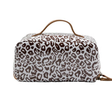 Load image into Gallery viewer, IY Large Cosmetic Bag - African Footprint Brown