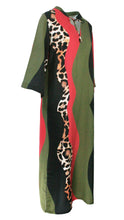 Load image into Gallery viewer, Rush Kaftan Dress - Waving Leopard