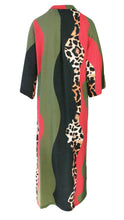 Load image into Gallery viewer, Rush Kaftan Dress - Waving Leopard