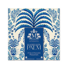 Load image into Gallery viewer, Round Disposable Placemats with Matching Coasters - Harlequin Palm