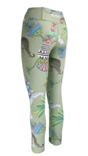 Load image into Gallery viewer, Rush F/L Tights - Lunch with Leopards Sage
