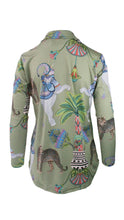 Load image into Gallery viewer, Rush Luxe Shirt - Lunch with Leopards Sage