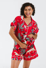 Load image into Gallery viewer, Trinity Short Pyjamas - Red Leopard