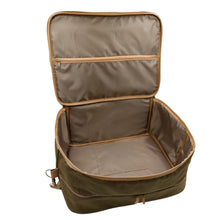 Load image into Gallery viewer, IY Overnight Bag with Leather Handles - African Footprint Brown
