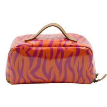 Load image into Gallery viewer, IY Large Cosmetic Bag - Tangerine Tiger