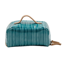 Load image into Gallery viewer, IY Large Cosmetic Bag - Stripe Green