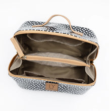 Load image into Gallery viewer, IY Large Cosmetic Bag - Stripe Green