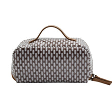 Load image into Gallery viewer, IY Large Cosmetic Bag - African Tweed White