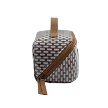 Load image into Gallery viewer, IY Large Cosmetic Bag - African Tweed White