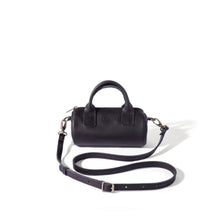 Load image into Gallery viewer, Antelo Indo Leather Mini Barrel Crossbody Bag - Black