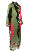 Load image into Gallery viewer, Rush Luxe Shirt Dress - Waving Leopard