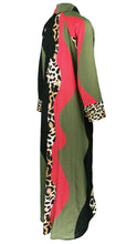 Load image into Gallery viewer, Rush Luxe Shirt Dress - Waving Leopard