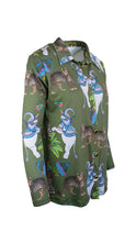 Load image into Gallery viewer, Rush Resort Luxe Shirt - Lunch with Leopards Olive