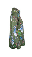 Load image into Gallery viewer, Rush Resort Luxe Shirt - Lunch with Leopards Olive