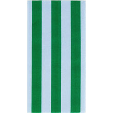 Load image into Gallery viewer, Tavola Slim Napkins - Green & Blue Stripe